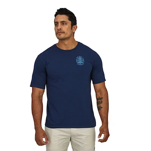 Herren T-Shirt Patagonia  How to Save Responsibili Current Blue