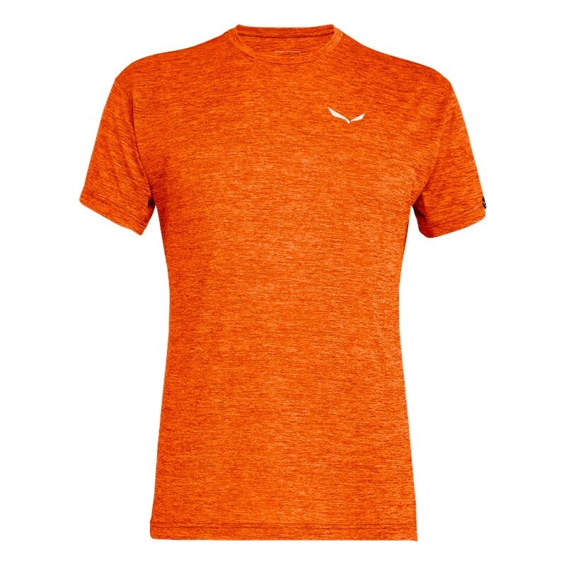 Herren-T-Shirt Salewa Puez Melange Dry Rot Orange Melange