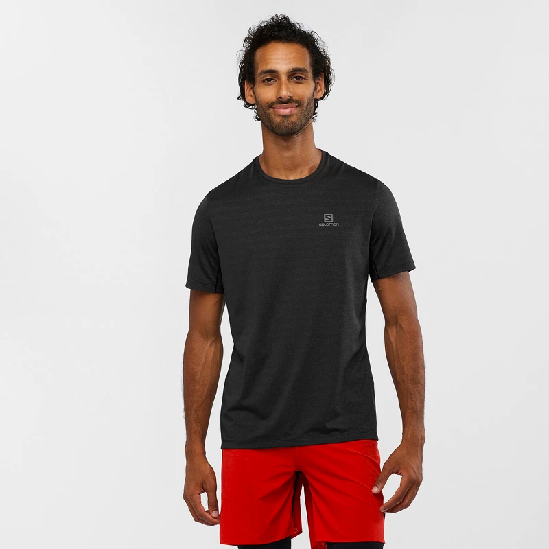 Herren T Shirt Salomon XA Tee Black Sportega