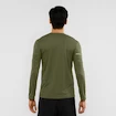Herren T-Shirt Salomon Agile LS T-Shirt olivgrün