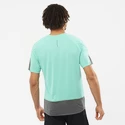 Herren T-Shirt Salomon Cross Run SS Tee Pool Blue/Black