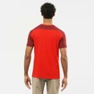 Herren T-Shirt Salomon  Essential Colorblock Fiery Red