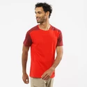 Herren T-Shirt Salomon  Essential Colorblock Fiery Red