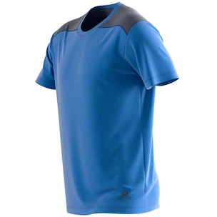Herren T-Shirt Salomon  Essential Colorblock Nautica Blue