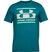 Herren T-Shirt Under Armour Blocked Sportstyle Logo Arena Green