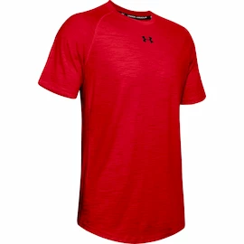 Herren T-Shirt Under Armour Charged Cotton SS rot