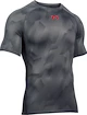 Herren T-Shirt Under Armour HG Printed Compression Grey