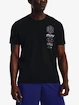 Herren T-Shirt Under Armour  RUN ANYWHERE TEE v2-BLK