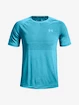 Herren-T-Shirt Under Armour Seamless Run SS Fresco Blau