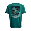 Herren T-Shirt Under Armour  UA OUTLINE SYMBOL GRID SS-BLU