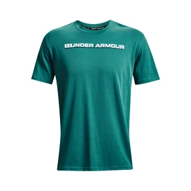 Herren-T-Shirt Under Armour UA OUTLINE SYMBOL GRID SS-BLU