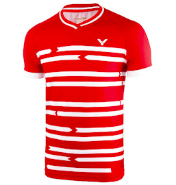 Herren T-Shirt Victor Denmark 6628 Red - Gr. XXL
