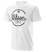 Herren T-Shirt Wilson Lineage Tech White/Black - Gr. XXL