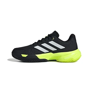 Herren Tennisschuhe adidas  Courtjam Control 3 Clay Carbon/Lucid Lemon