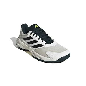 Herren Tennisschuhe adidas  CourtJam Control 3 Clay White/Core Black