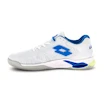 Herren Tennisschuhe Lotto Mirage 100 II Clay All White/Dodgers Blue