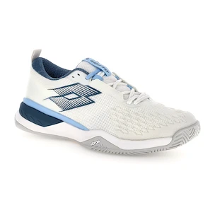 Herren Tennisschuhe Lotto Raptor Hyperpulse 100 III SPD All White/Mallard Blue  EUR 42