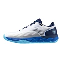 Herren Tennisschuhe Mizuno Wave Enforce Court CC White/Estate Blue/River Blue   EUR 45