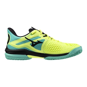 Herren Tennisschuhe Mizuno Wave Exceed Tour 6 CC Sunny Lime/Black/Atlantis  EUR 44