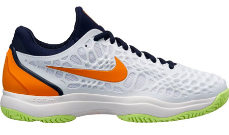 Herren Nike Nike Zoom Cage 3 Clay White/Orange Peel | Sportartikel | Sportega