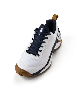 Herren Tennisschuhe Wilson Rush Pro 4.5 Clay White/Navy Roland Garros