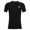 Herren Under Armour HG Armour Fitted SS-BLK T-shirt