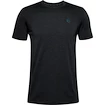 Herren Under Armour Rush Seamless Fitted SS Schwarzes T-Shirt