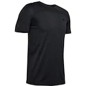 Herren Under Armour Rush Seamless Fitted SS Schwarzes T-Shirt