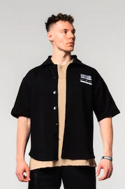 Herrenhemd Nebbia Oversized Shirt 90s THROWBACK 350 Black