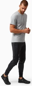 Herrenhose On  Running Pants Black