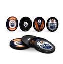 Hockey-Puck Inglasco Inc.  Coasters Cube Edmonton Oilers