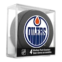 Hockey-Puck Inglasco Inc.  Coasters Cube Edmonton Oilers