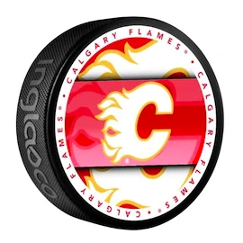 Hockey-Puck Inglasco Inc. Medallion Blister Calgary Flames