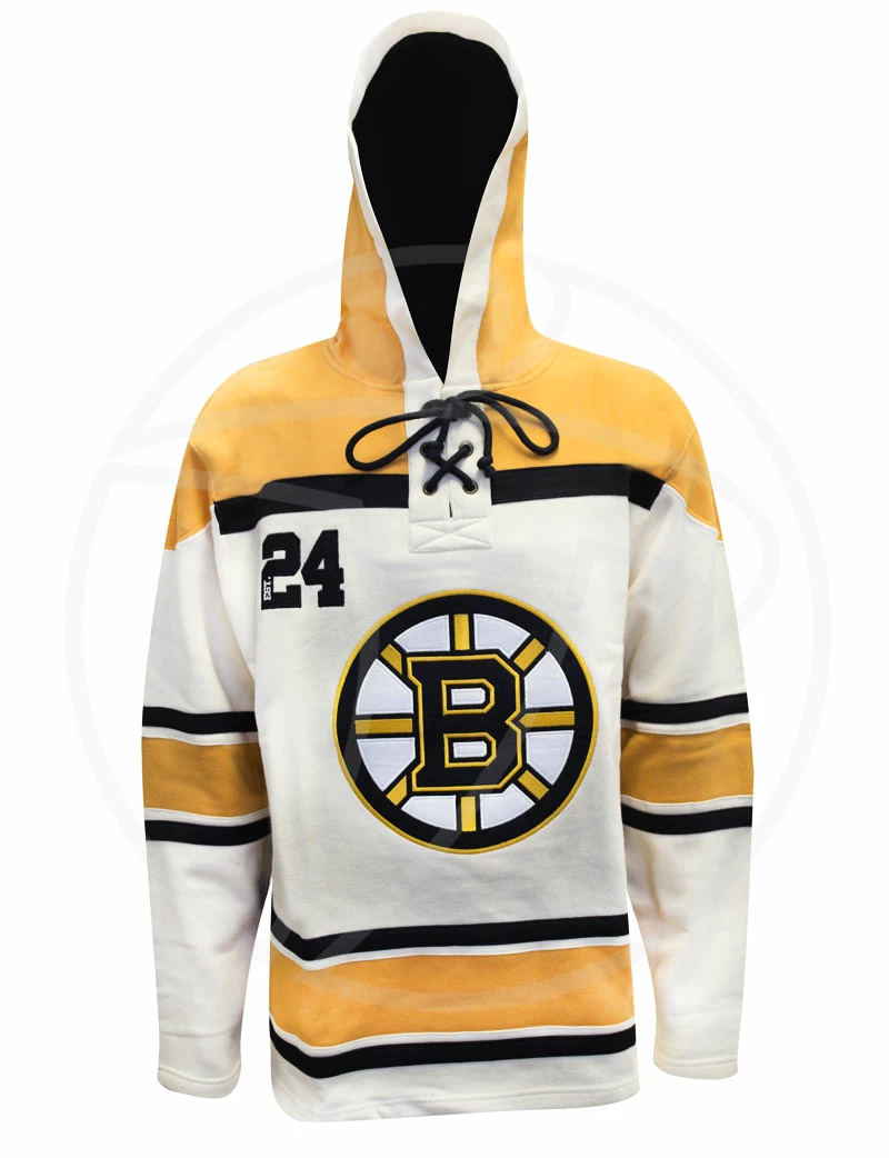 Hoodie Old Time Hockey Lace Hoody Road Vintage NHL Boston Bruins Sportega
