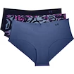 Hosen für Frauen Under Armour  PS Hipster 3Pack Print Mineral Blue