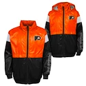 Jacke für Jungen Outerstuff  GOAL LINE STANCE FZ WINDBREAKE PHILADELPHIA FLYERS L