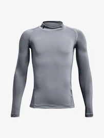 Jungen-T-Shirt Under Armour HG Armour Mock LS-GRY