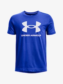 Jungen-T-Shirt Under Armour SPORTSTYLE LOGO SS-BLU