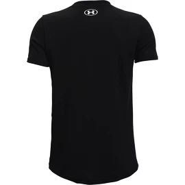 Jungen-T-Shirt Under Armour Sportstyle Logo SS Schwarz Schwarz