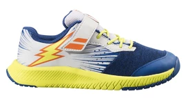 Junior Tennisschuhe Babolat Pulsion All Court Kid Dark Blue/Yellow