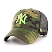 Kappe 47 Brand MVP Trucker Branson MLB New York Yankees Camo/Fluo