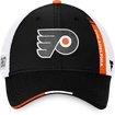 Kappe Fanatics   Authentic Pro Draft Structured Trucker-Podium Philadelphia Flyers