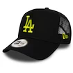 Kappe New Era 9Forty Trucker League Essential MLB Los Angeles Dodgers Black/Cyber Green