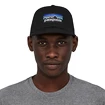 Kappe Patagonia  P-6 Logo Trucker Hat Black
