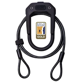 Kettenschloß Hiplok D-Lock Dx Plus All Black With 2M Cable (Dxp1Ab)