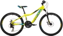 Kinder Fahrrad Rock Machine 24 Storm 24 gelb + GESCHENK