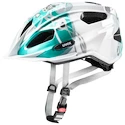 Kinder Helm Uvex Quatro Junior lightblue silver