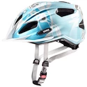 Kinder Helm Uvex Quatro Junior lightblue silver
