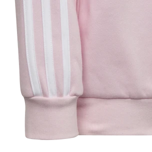 Kinder Hoodie adidas  Essentials 3-Stripes Crew Neck Clear Pink 128 cm