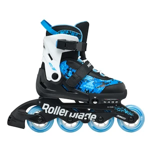 Kinder Inline Skates Rollerblade  Microblade SL Black/Sky Blue  EUR 33-36,5